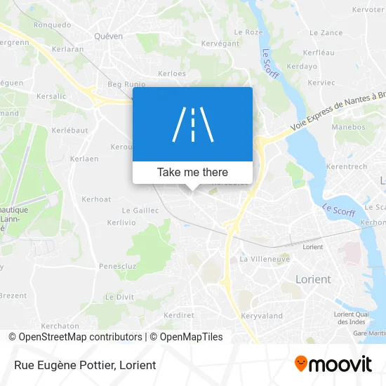 Rue Eugène Pottier map