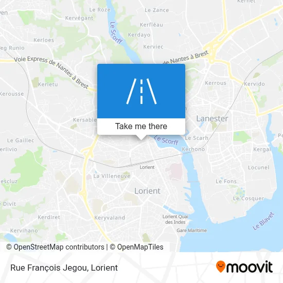 Rue François Jegou map