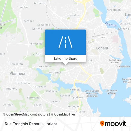 Rue François Renault map