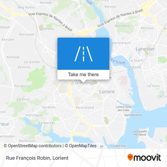 Rue François Robin map