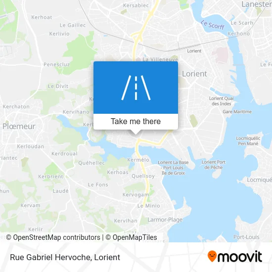 Rue Gabriel Hervoche map