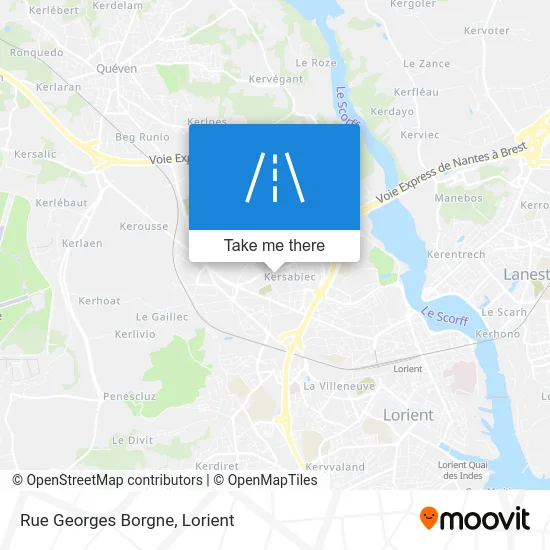 Rue Georges Borgne map