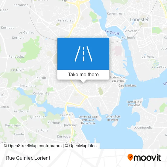 Rue Guinier map
