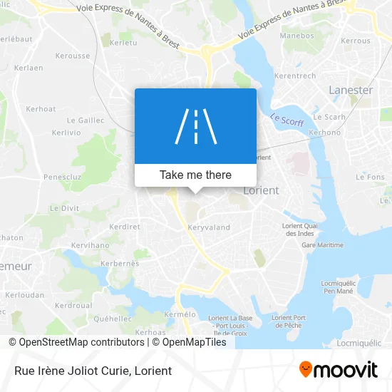 Rue Irène Joliot Curie map