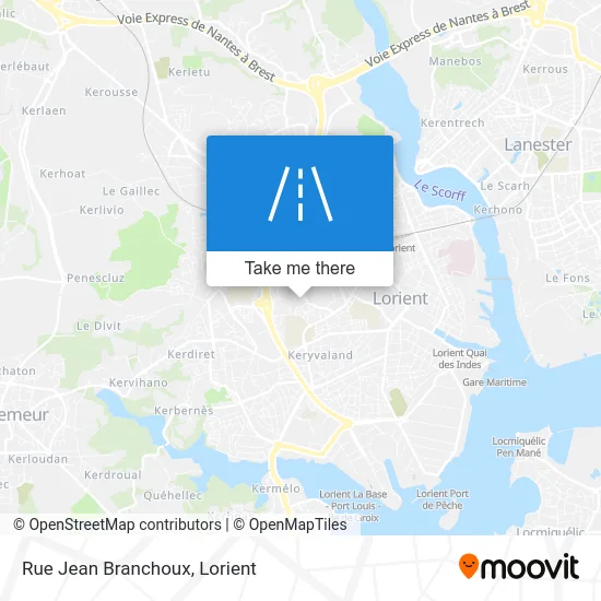 Rue Jean Branchoux map