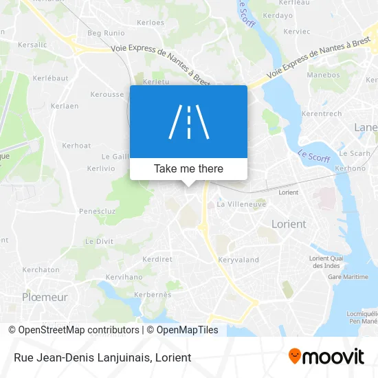 Rue Jean-Denis Lanjuinais map