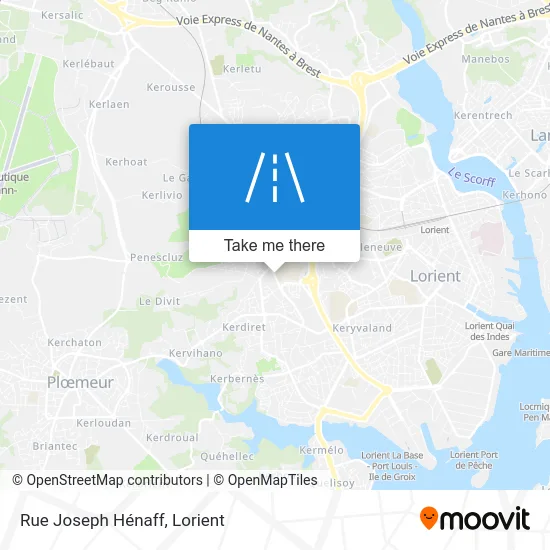 Rue Joseph Hénaff map