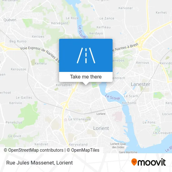 Rue Jules Massenet map