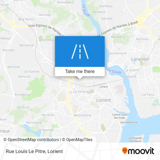 Rue Louis Le Pitre map