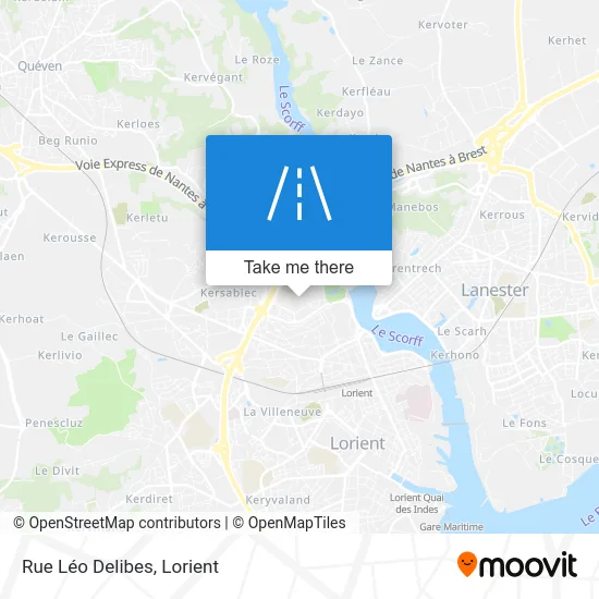 Rue Léo Delibes map