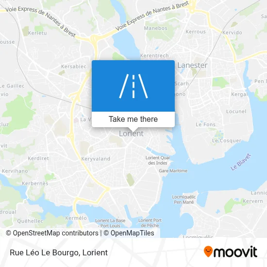 Rue Léo Le Bourgo map