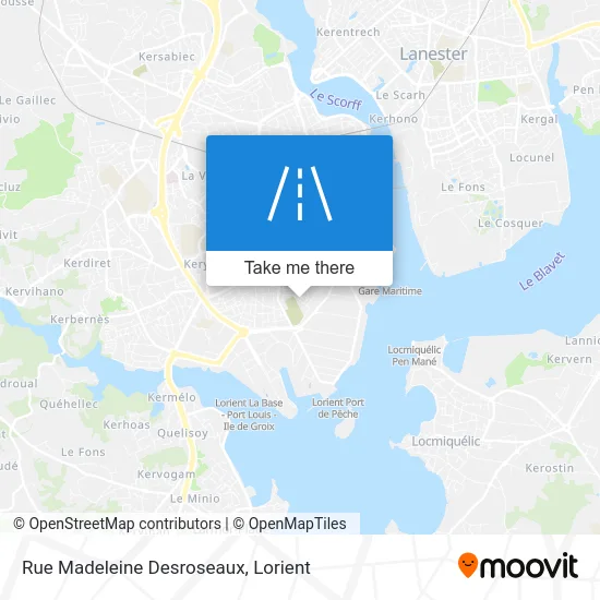 Rue Madeleine Desroseaux map
