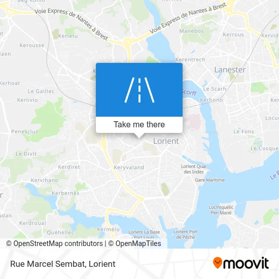 Mapa Rue Marcel Sembat