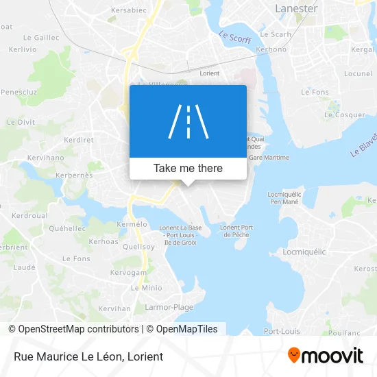 Rue Maurice Le Léon map