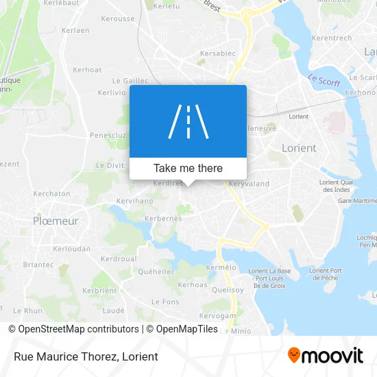 Rue Maurice Thorez map
