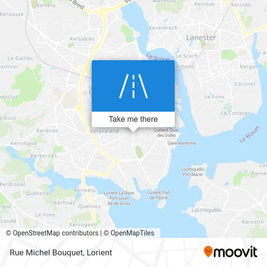 Rue Michel Bouquet map