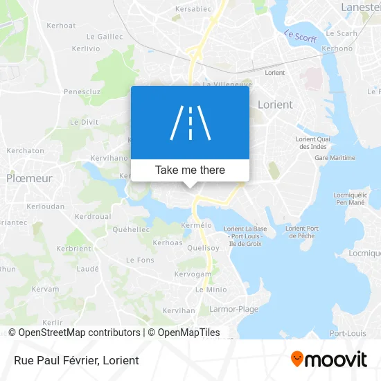 Rue Paul Février map