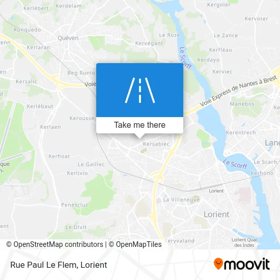 Rue Paul Le Flem map