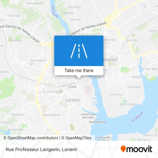 Rue Professeur Langevin map