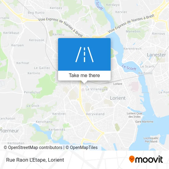 Rue Raon L'Etape map