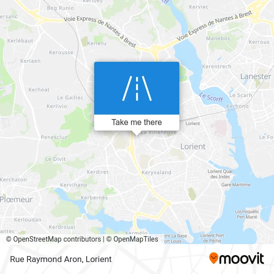 Rue Raymond Aron map