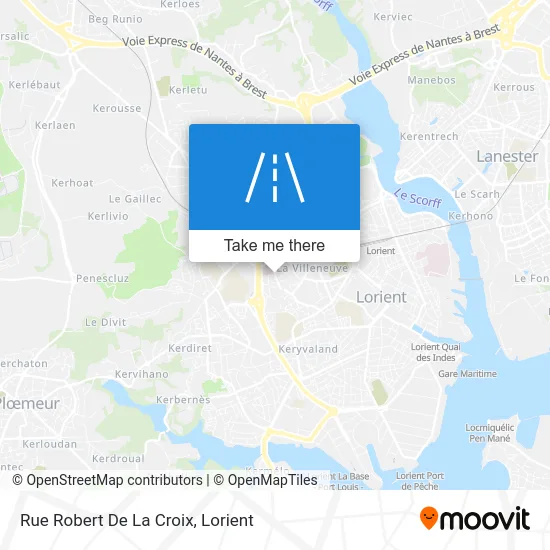 Rue Robert De La Croix map