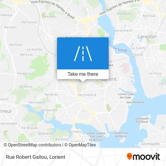 Rue Robert Gallou map