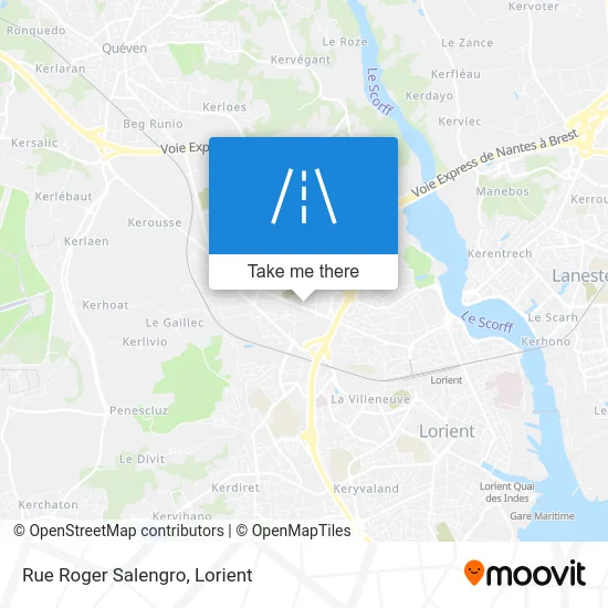 Rue Roger Salengro map