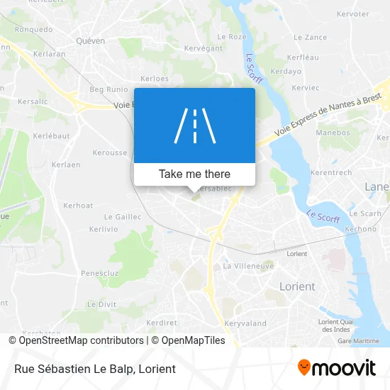 Rue Sébastien Le Balp map