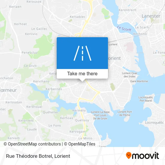 Rue Théodore Botrel map