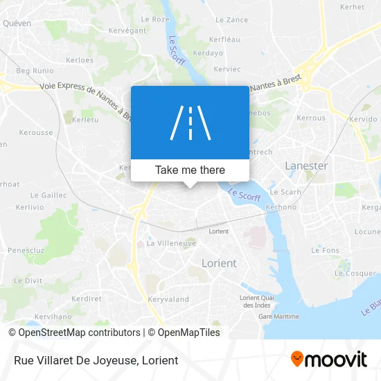 Rue Villaret De Joyeuse map