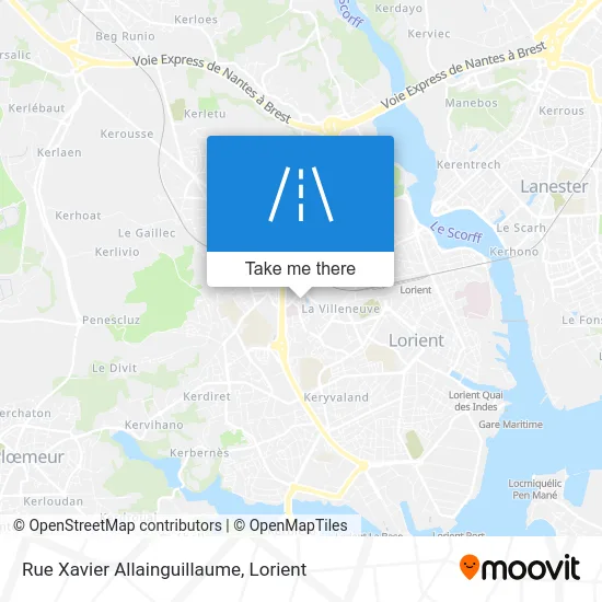 Rue Xavier Allainguillaume map