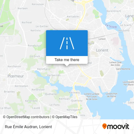 Rue Émile Audran map