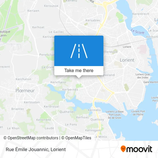 Rue Émile Jouannic map