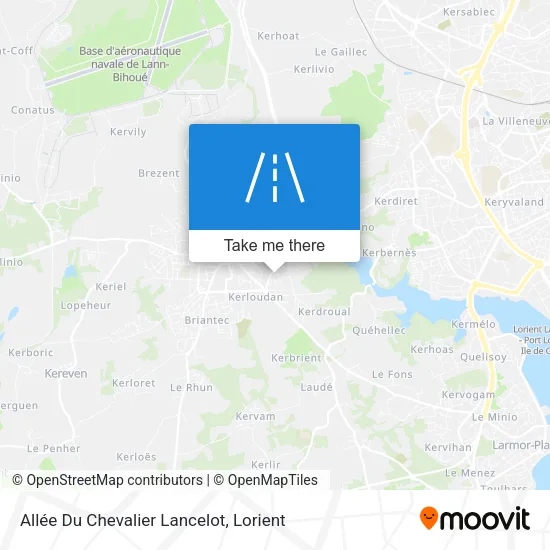 Allée Du Chevalier Lancelot map