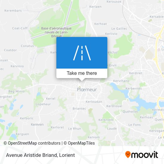 Avenue Aristide Briand map