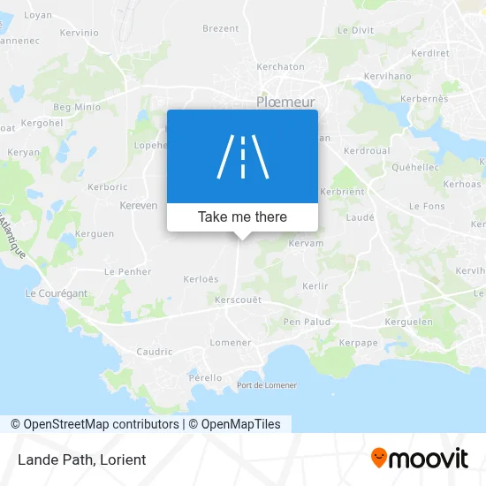 Chemin De La Lande map