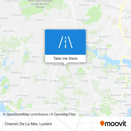 Chemin De La Mer map