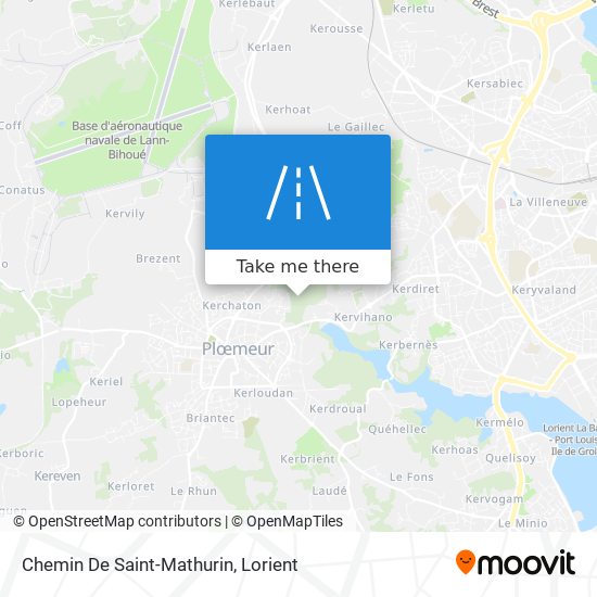Mapa Chemin De Saint-Mathurin