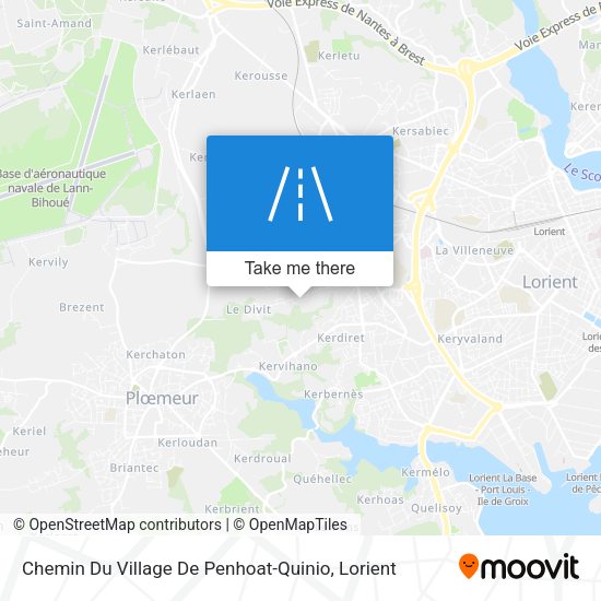 Chemin Du Village De Penhoat-Quinio map