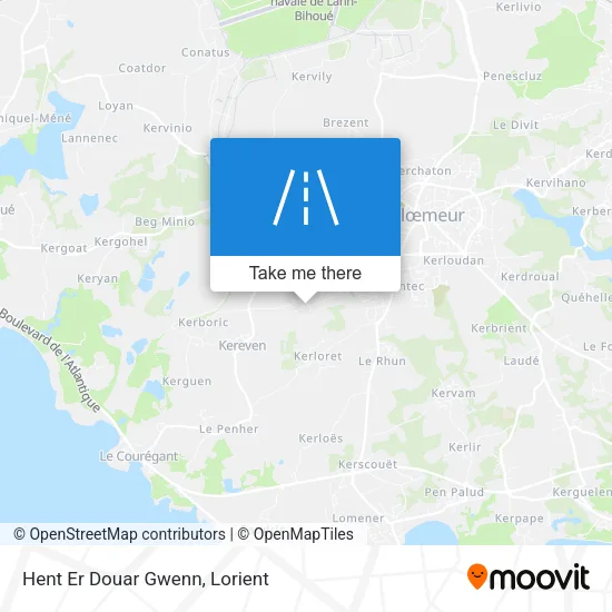 Hent Er Douar Gwenn map