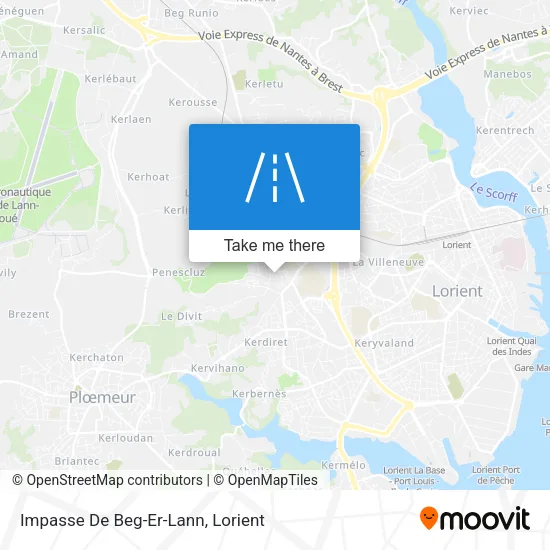 Impasse De Beg-Er-Lann map