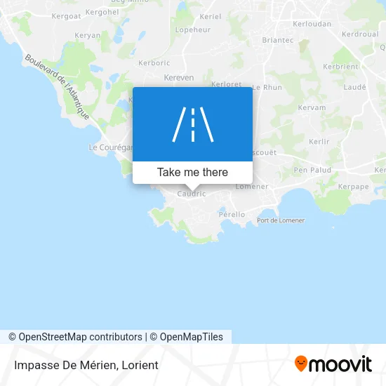 Impasse De Mérien map