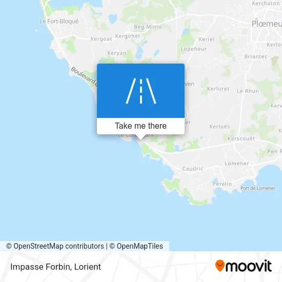 Impasse Forbin map