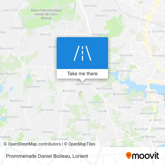 Prommenade Daniel Boileau map