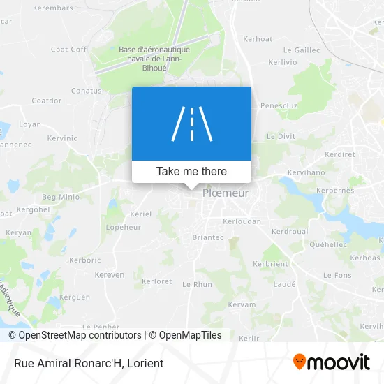 Rue Amiral Ronarc'H map