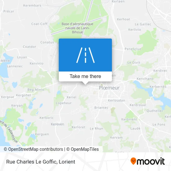 Rue Charles Le Goffic map