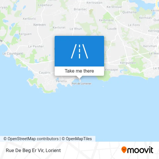 Rue De Beg Er Vir map