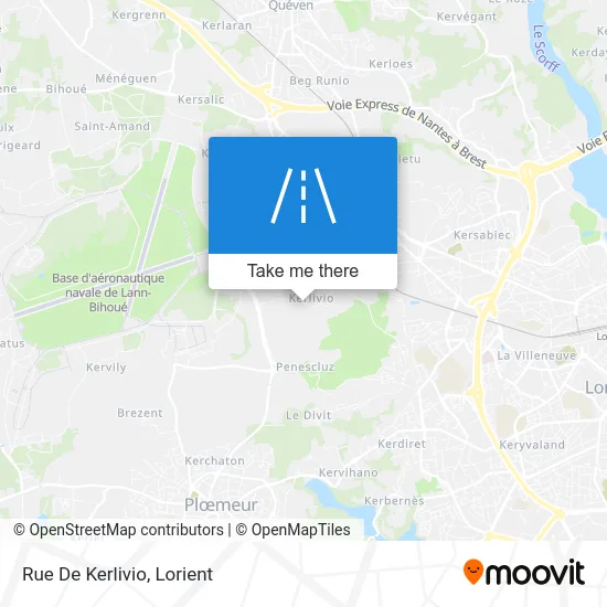 Rue De Kerlivio map