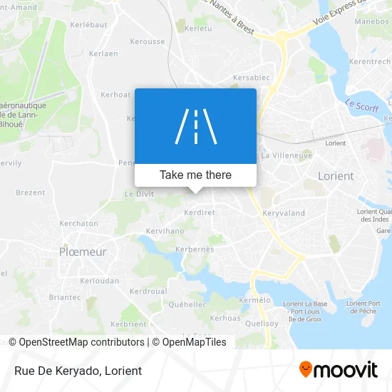 Rue De Keryado map